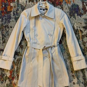 DKNY Women's Beige Trench Coat